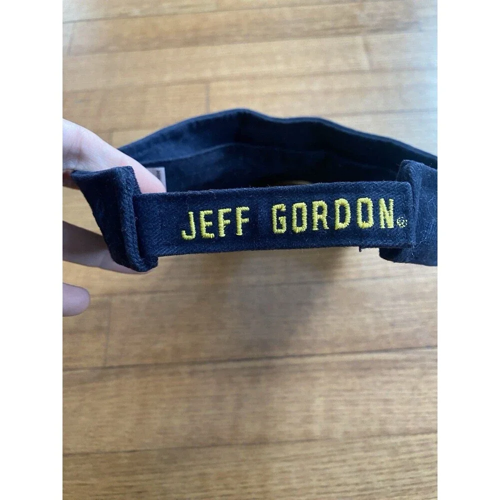 VTG Youth Jeff Gordon #24 Flames Chase Sun Visor Adjustable Hat NASCAR Y2k 90s